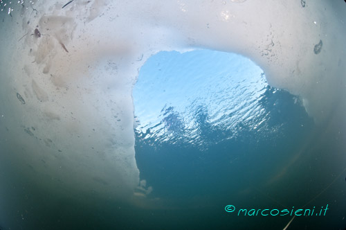 Baselga di Pinè 27° stege sotto il ghiaccio by Archeosubtrento