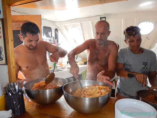Ponza Diving - Andrea Donati in cucina