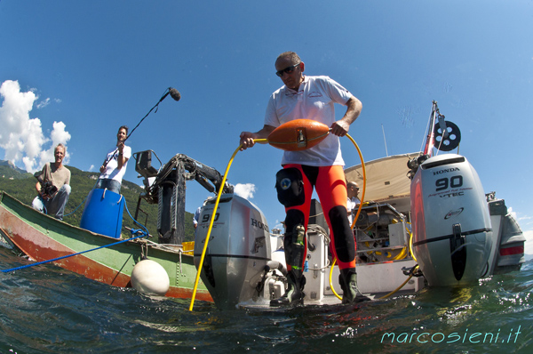 Deep survey in Gravedona, Como lake