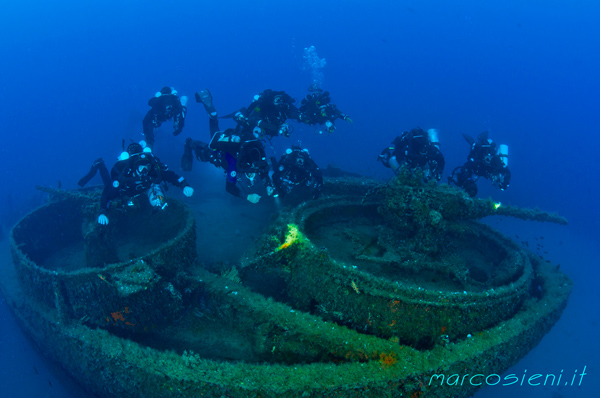 Rebreather Meeting in Ponza Diving