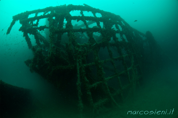 Paguro wreck today