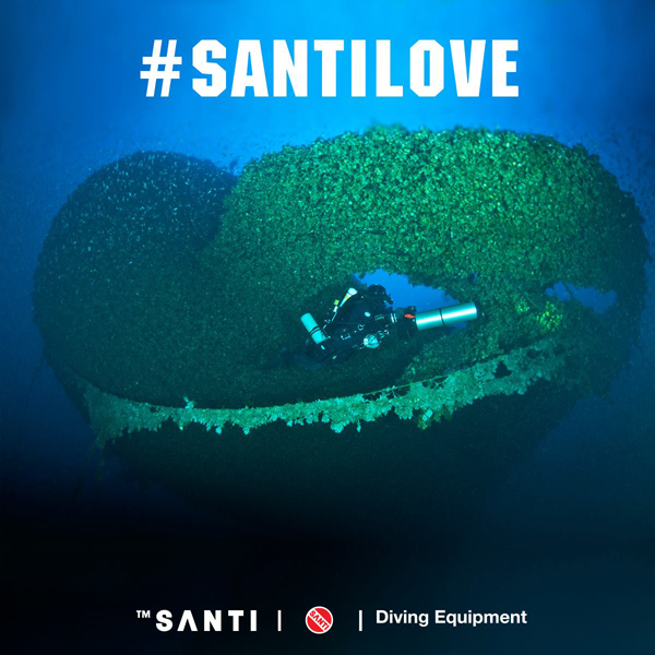 My shot in Santi promotional message