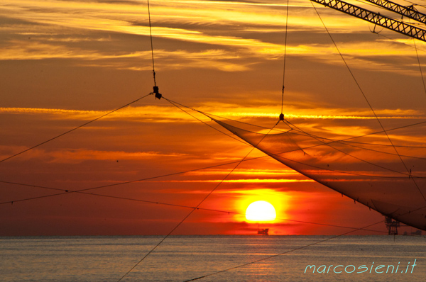 August sunrise in Porto Corsini