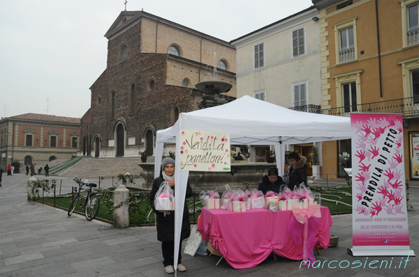 Prendiladipetto in piazza a Faenza