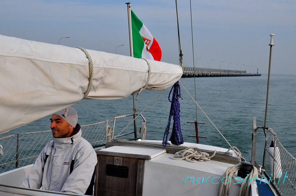 Winter on boat