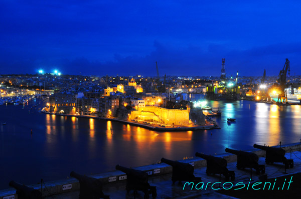 Vittoriosa, Malta, from Upper Barrakka