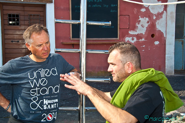 Tomasz in the left, & his friends Clemens in Ponza Island